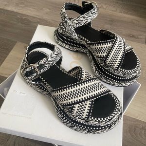 Chloe Woven Platform Sandals Chloe Meril